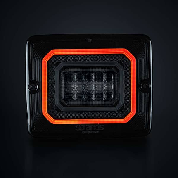 Photo 3 du Feu Arrière carré FOR9T Illusion Veilleuse / Stop / Clignotant 10-40V